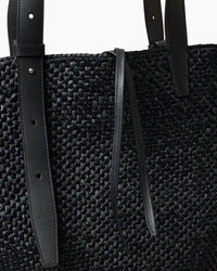 The Bianca Raffia Bag Large