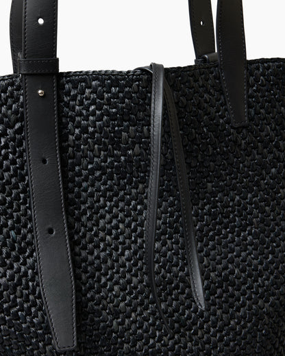 The Bianca Raffia Bag Large