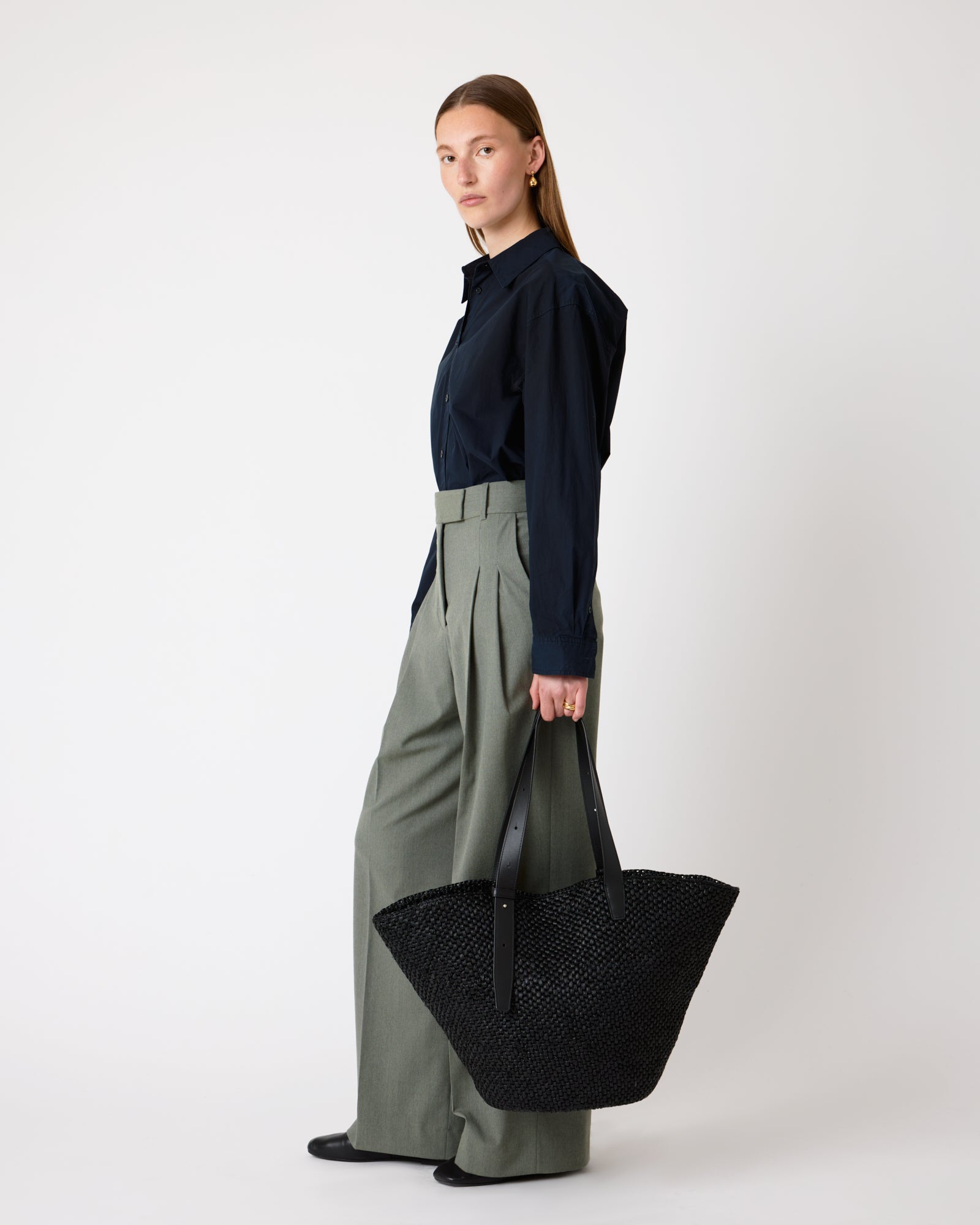 The Bianca Raffia Bag Large – LIÉ STUDIO