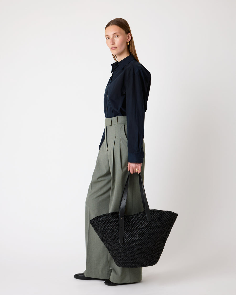 The Bianca Raffia Bag Large