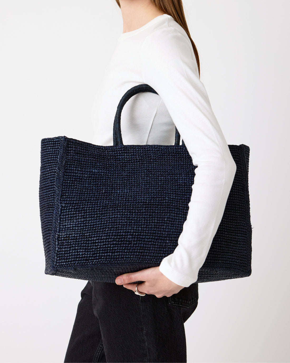 The Charlotte Raffia Bag Large