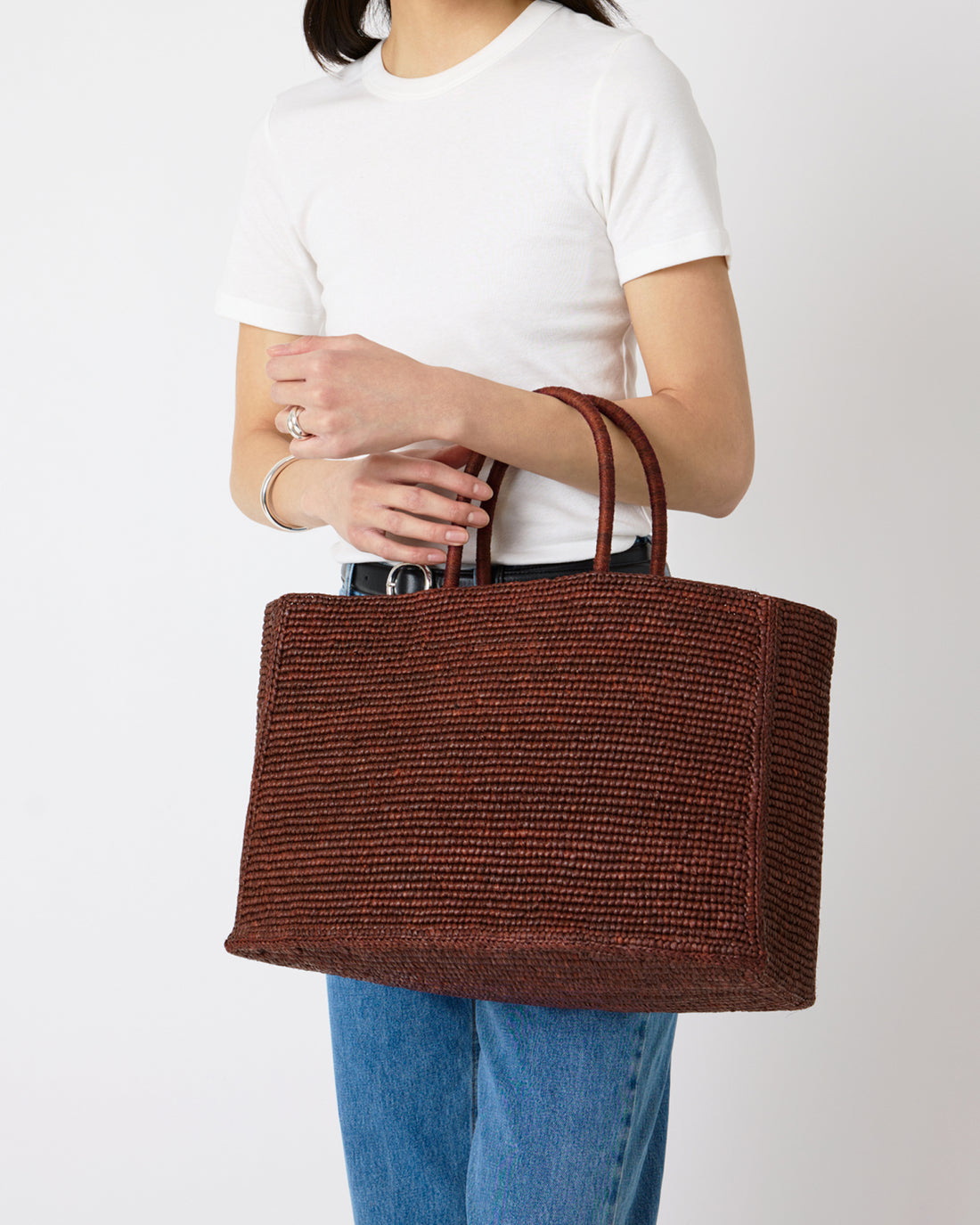 The Charlotte Raffia Bag Large