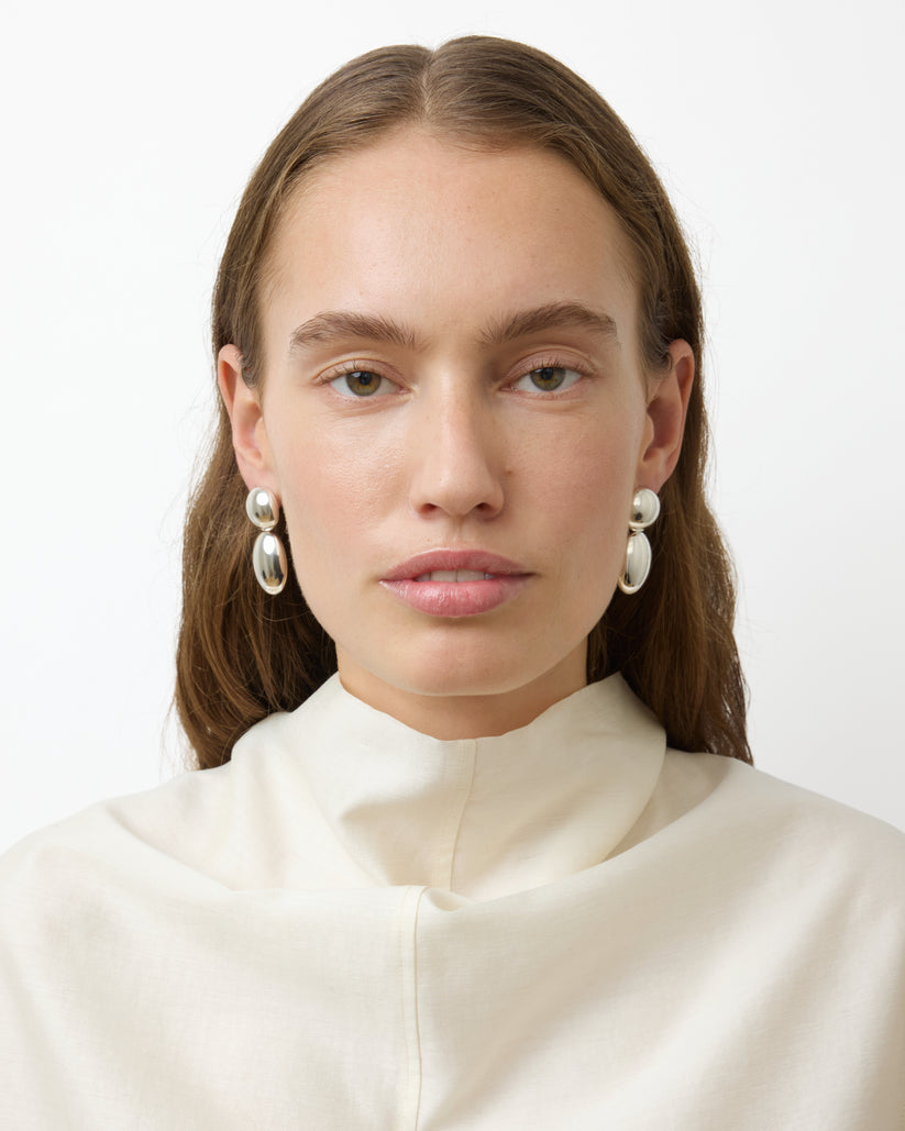 Klara Earrings in Silver