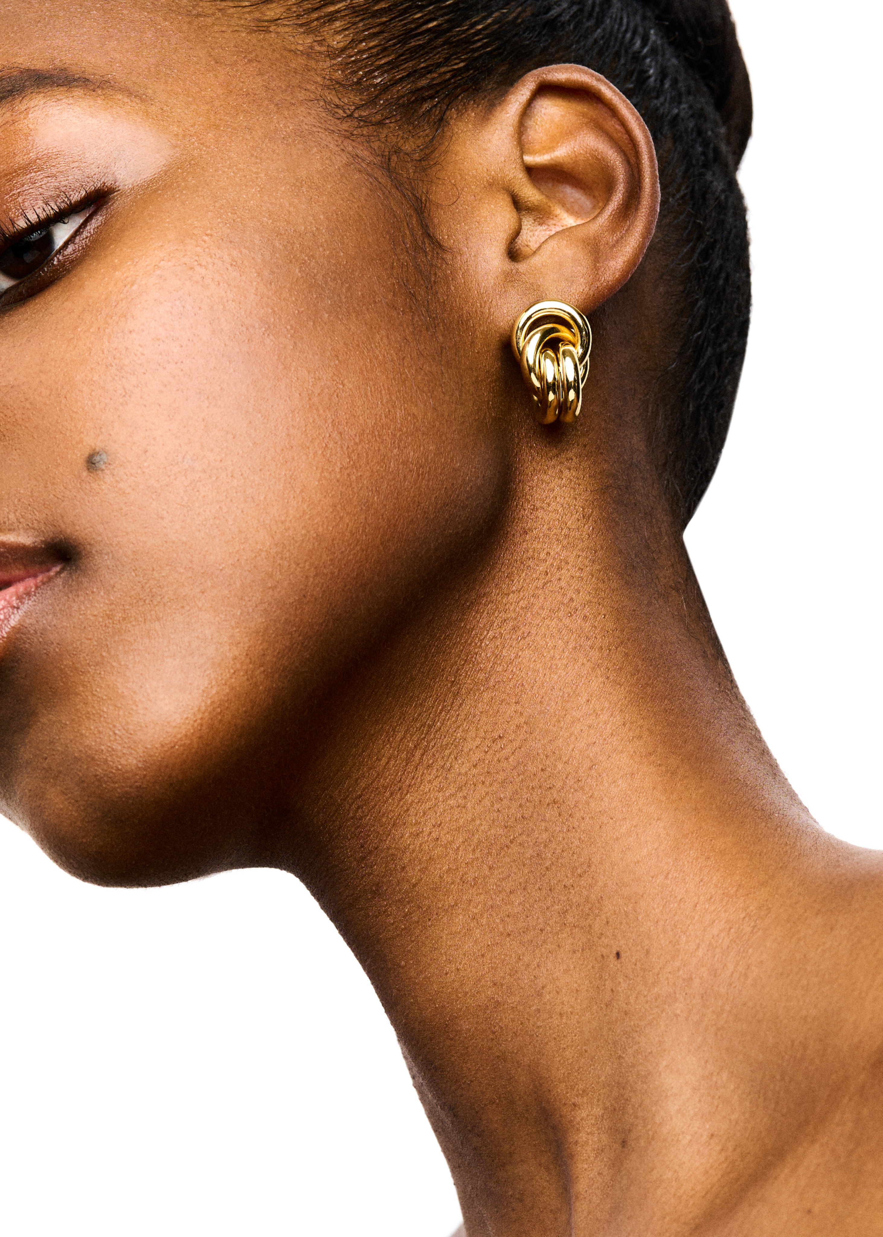 Hydrangea Earring - Gold – Nice Cream London