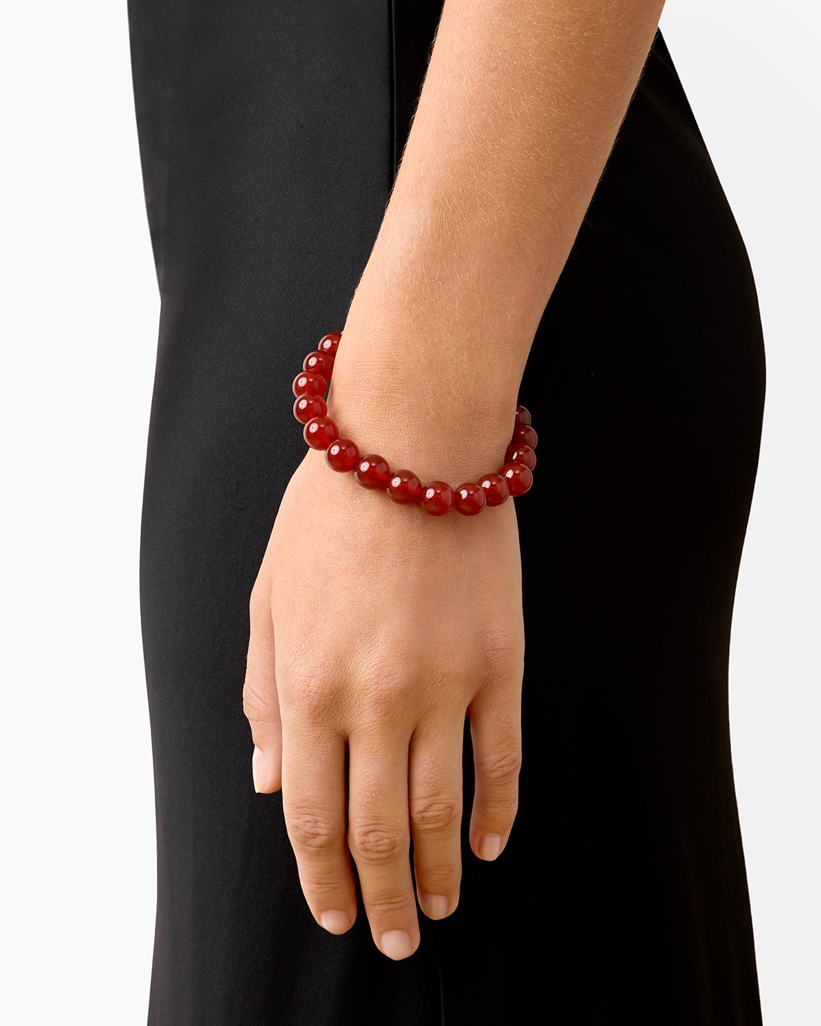 The Mary Bracelet in Red Carnelian | LIÉ STUDIO