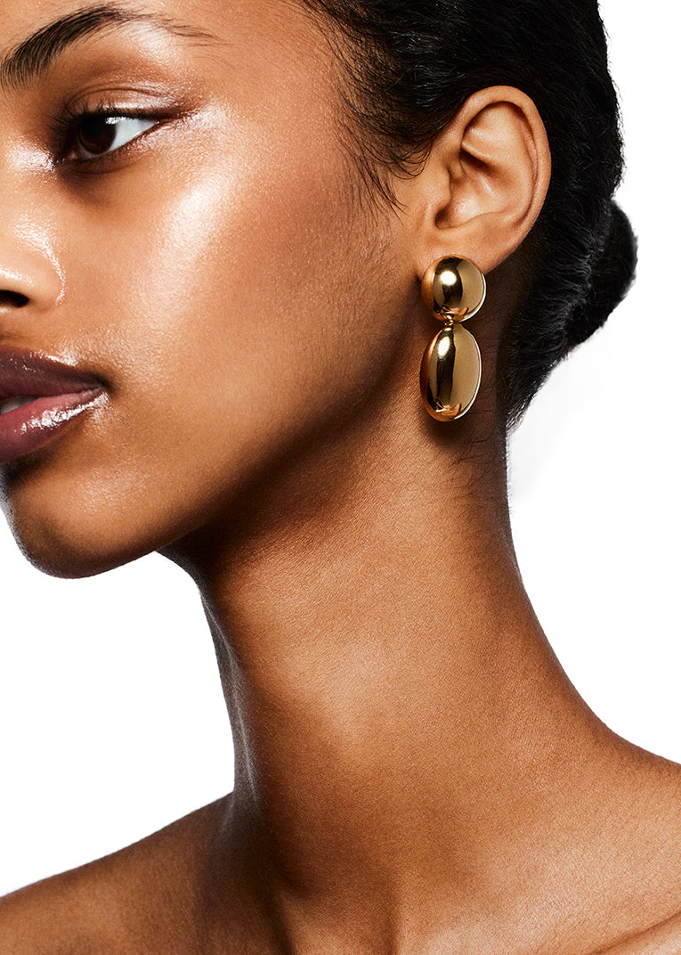 The Klara Earrings in gold or silver | LIÉ STUDIO