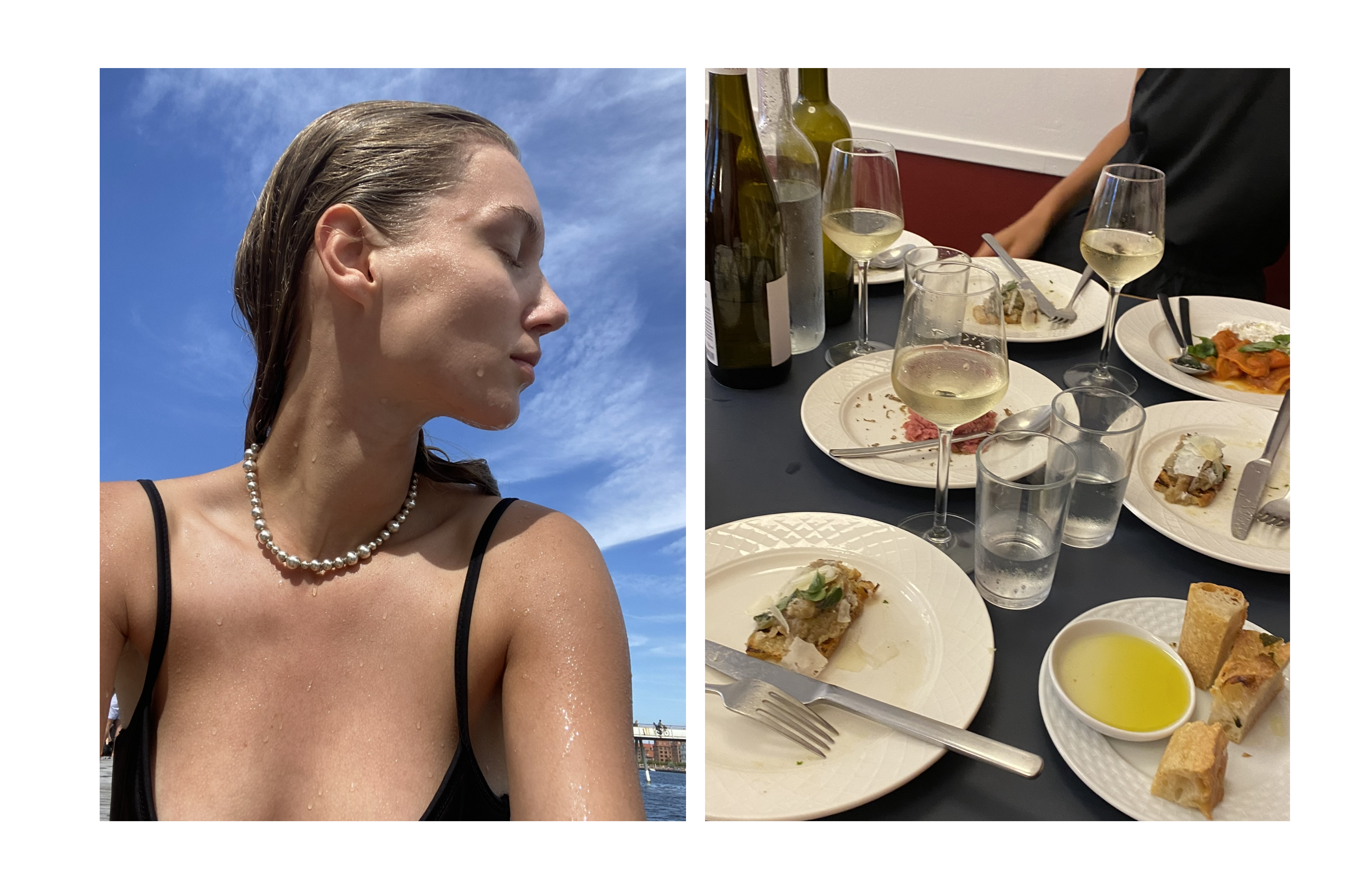 Swimming in the canals and dining at beloved Italo Disco with friends 