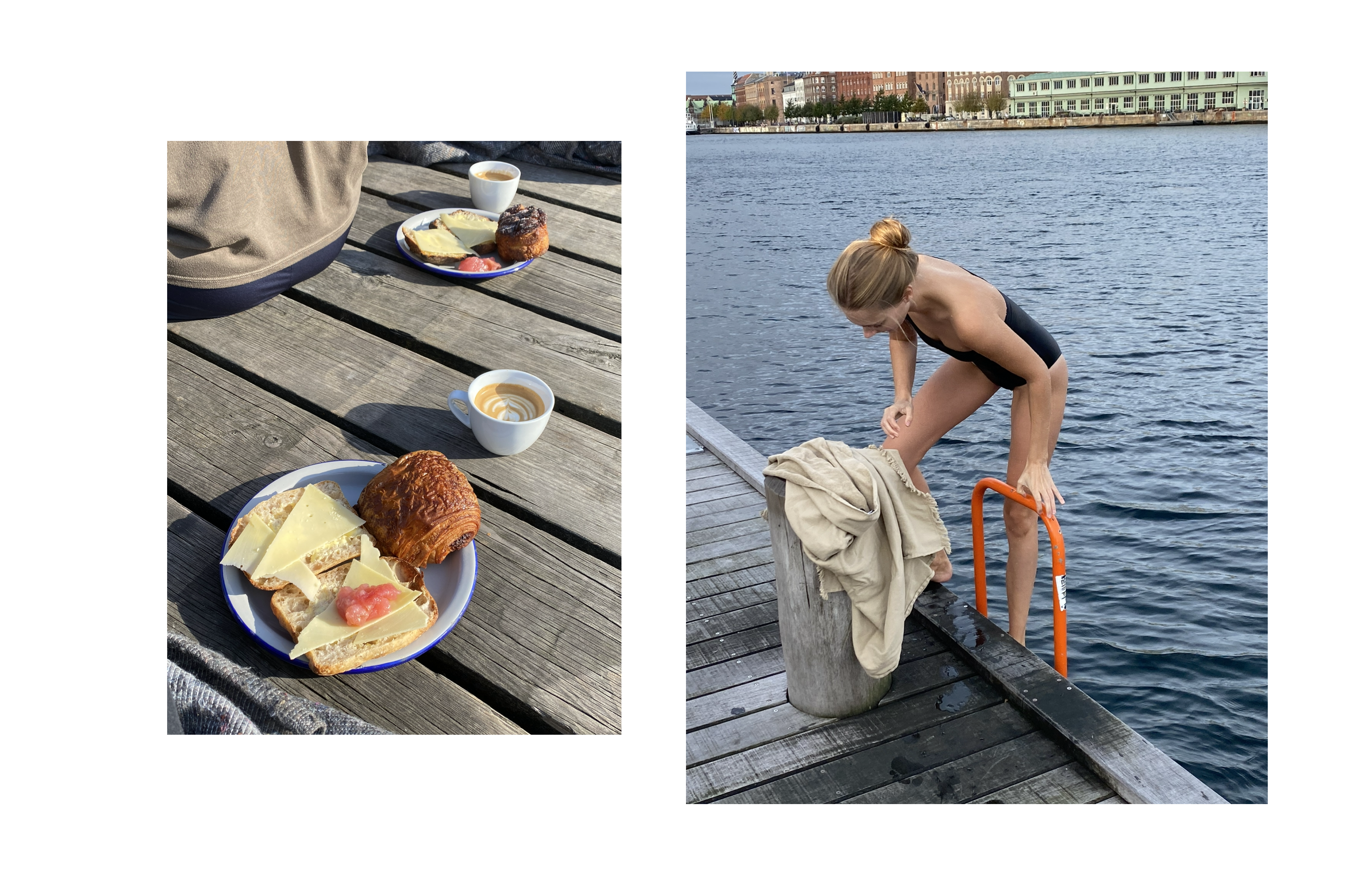 A morning dip in the canals and a sourdough bun - perfect as a sunday activity 